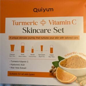 Turmeric + Vitamin C Skincare Set - Orange